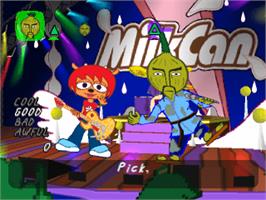 In game image of Um Jammer Lammy on the Sony Playstation.