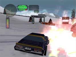 In game image of Vigilante 8 - 2nd Offense on the Sony Playstation.