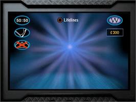 In game image of Who Wants to Be a Millionaire: Second Edition on the Sony Playstation.