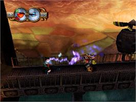 In game image of Wild 9 on the Sony Playstation.
