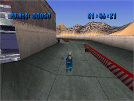 In game image of X-Bladez: Inline Skater on the Sony Playstation.