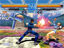 In game image of Yusha - Heaven's Gate on the Sony Playstation.
