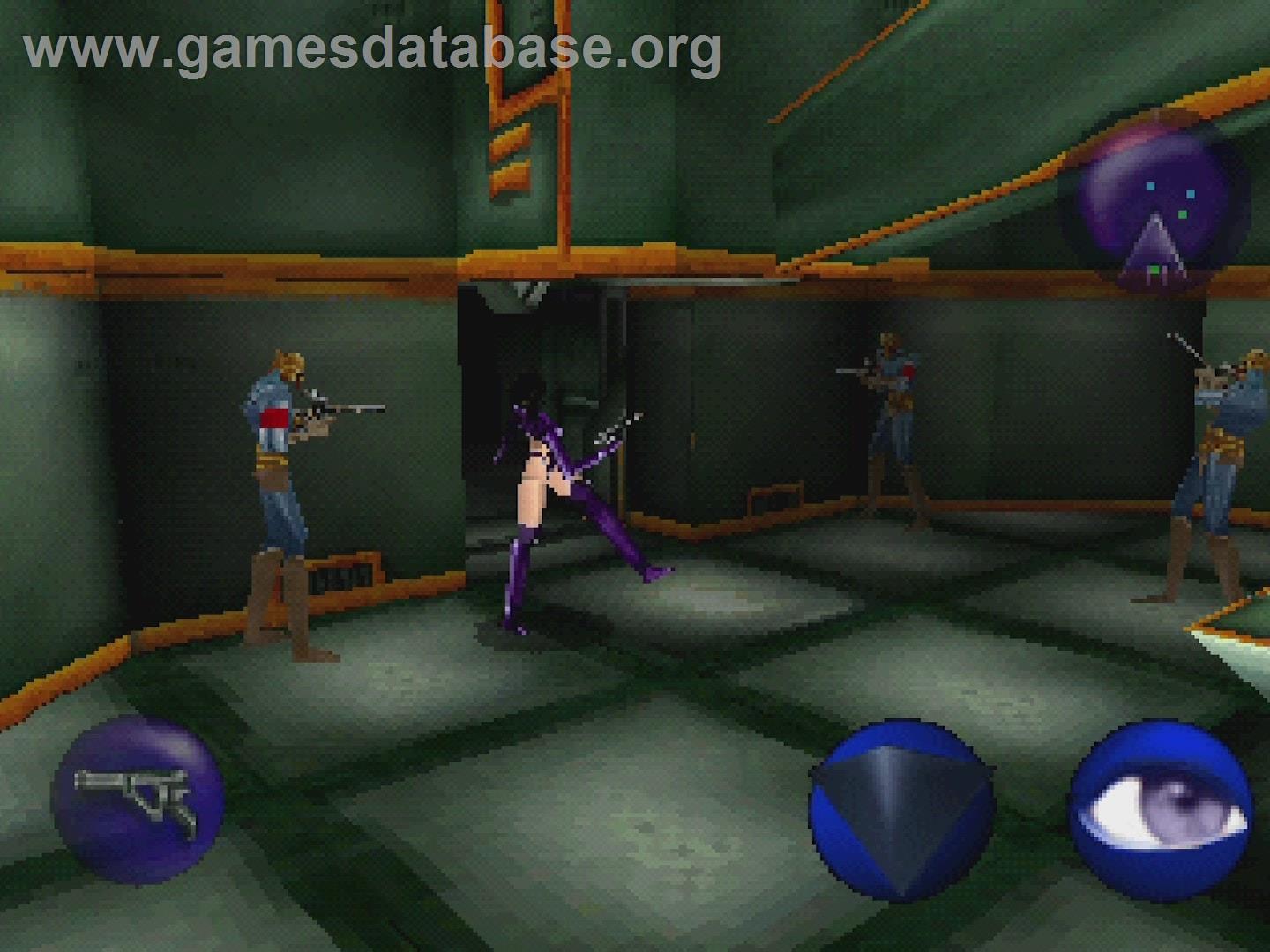 Aeon Flux - Sony Playstation - Artwork - In Game