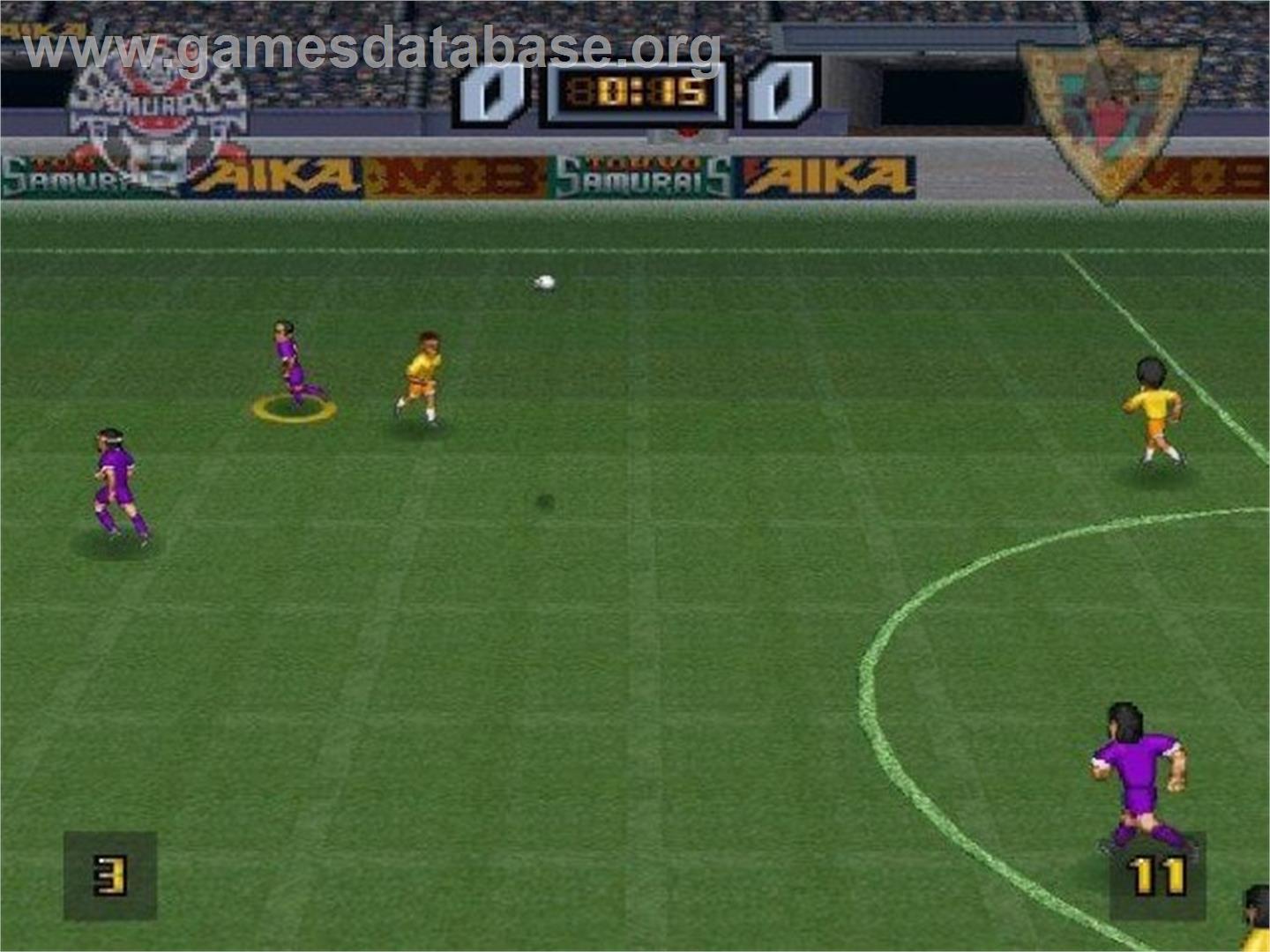 All Star Soccer - Sony Playstation - Artwork - In Game