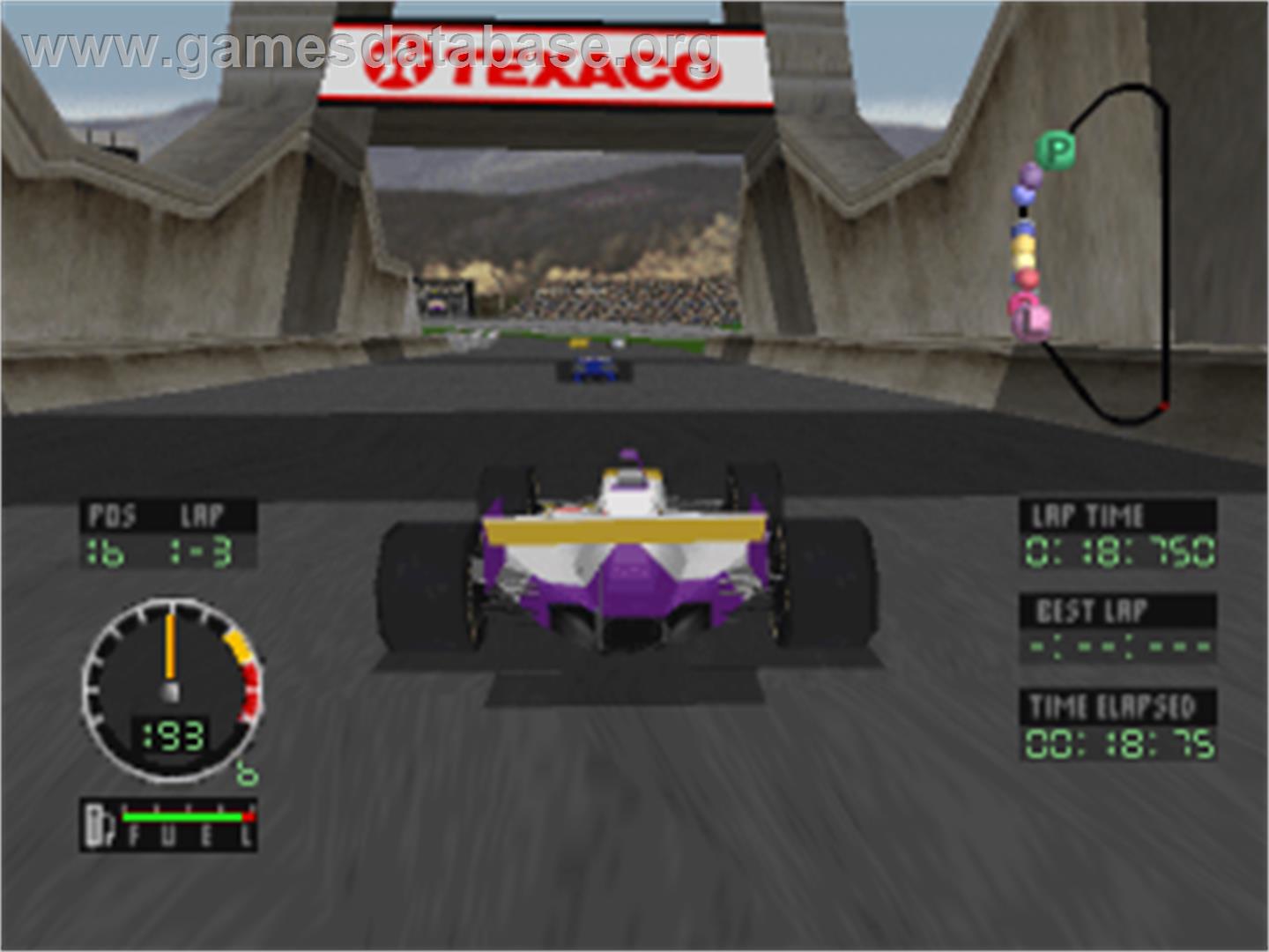 Andretti Racing - Sony Playstation - Artwork - In Game