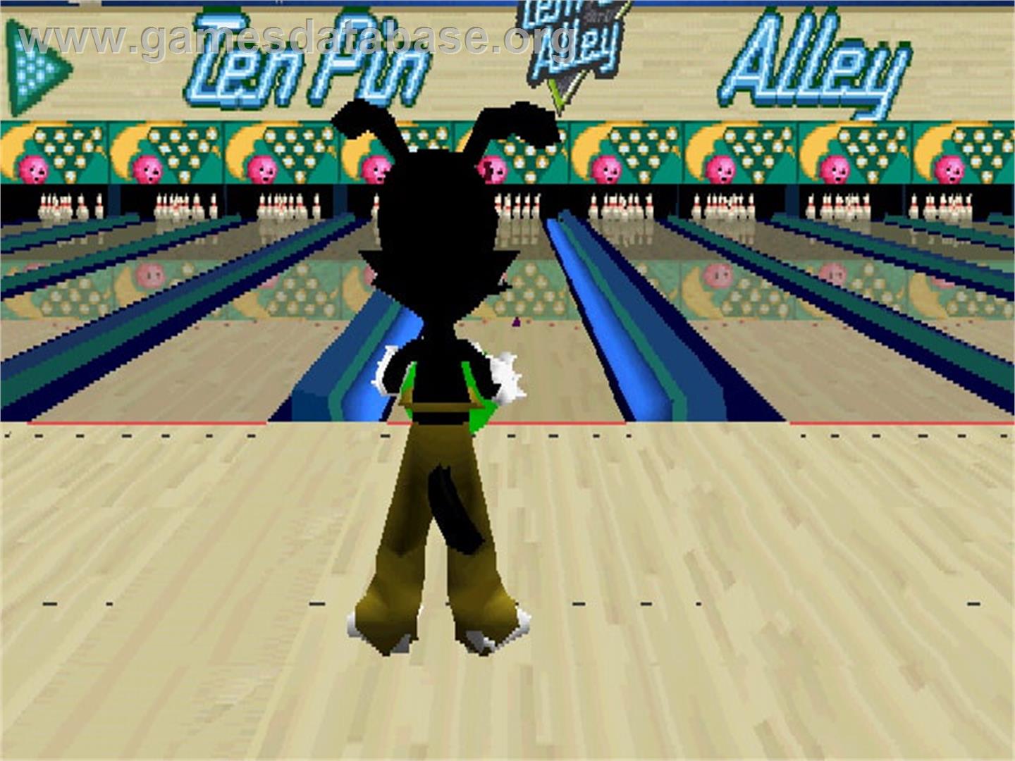Animaniacs In Ten Pin Alley - Sony Playstation - Artwork - In Game