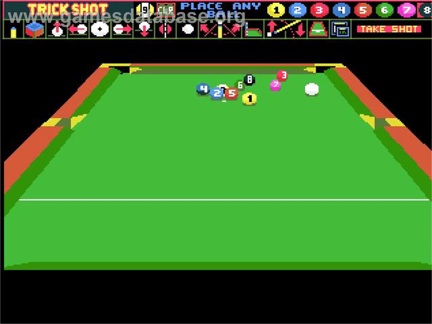 Archer Maclean's 3d Pool - Sony Playstation - Artwork - In Game