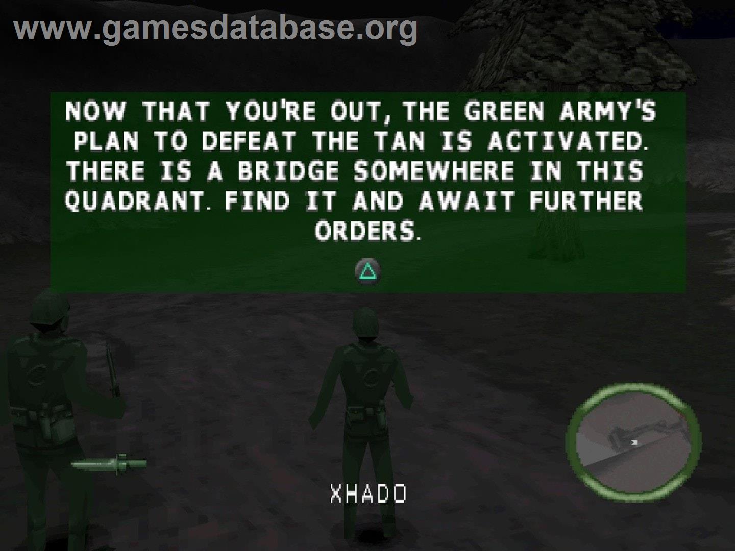 Army Men - Team Assault - Sony Playstation - Artwork - In Game