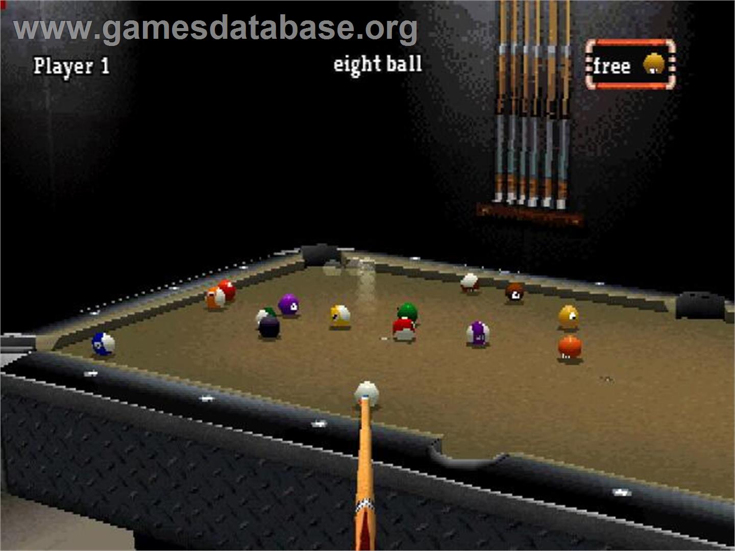 Backstreet Billiards - Sony Playstation - Artwork - In Game