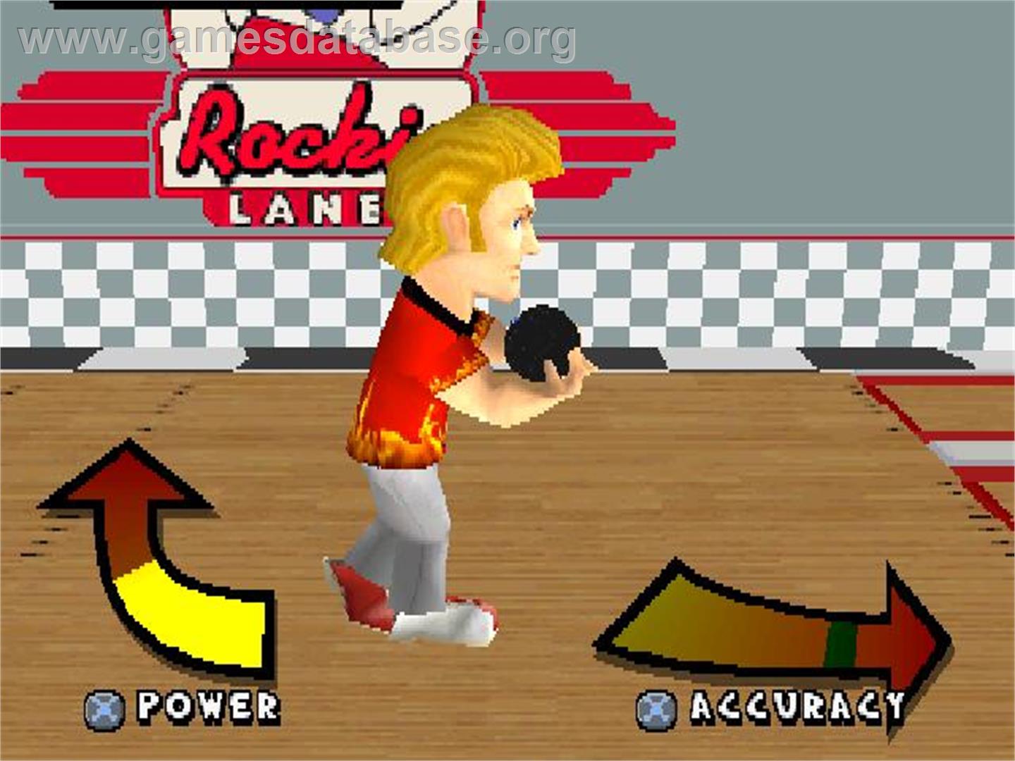 Big Strike Bowling - Sony Playstation - Artwork - In Game