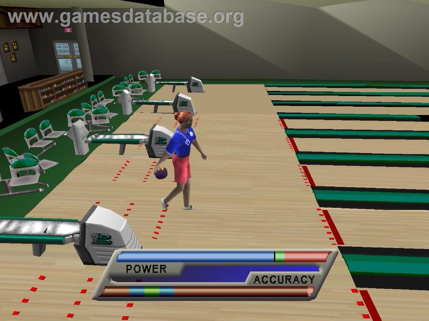 Brunswick Circuit Pro Bowling 2 - Sony Playstation - Artwork - In Game