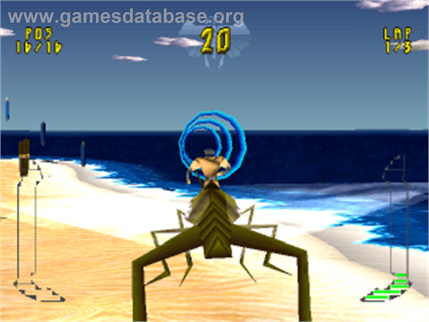 BugRiders: The Race of Kings - Sony Playstation - Artwork - In Game
