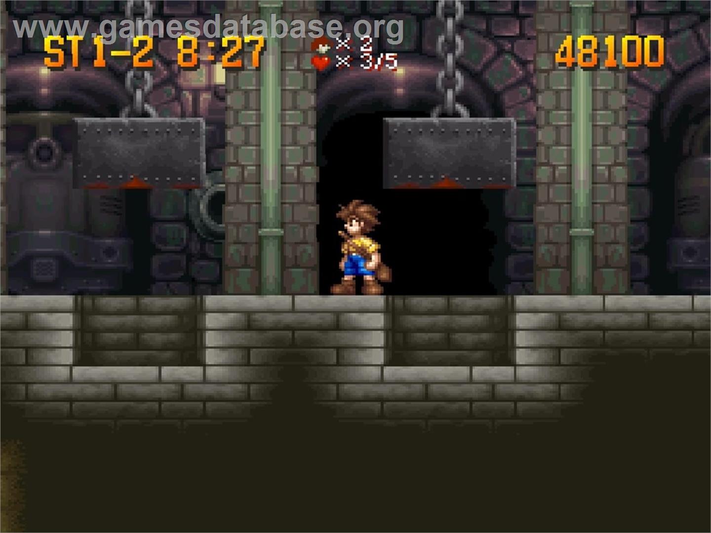 Chippoke Ralph No Daibouken - The Adventure Of Little Ralph - Sony Playstation - Artwork - In Game