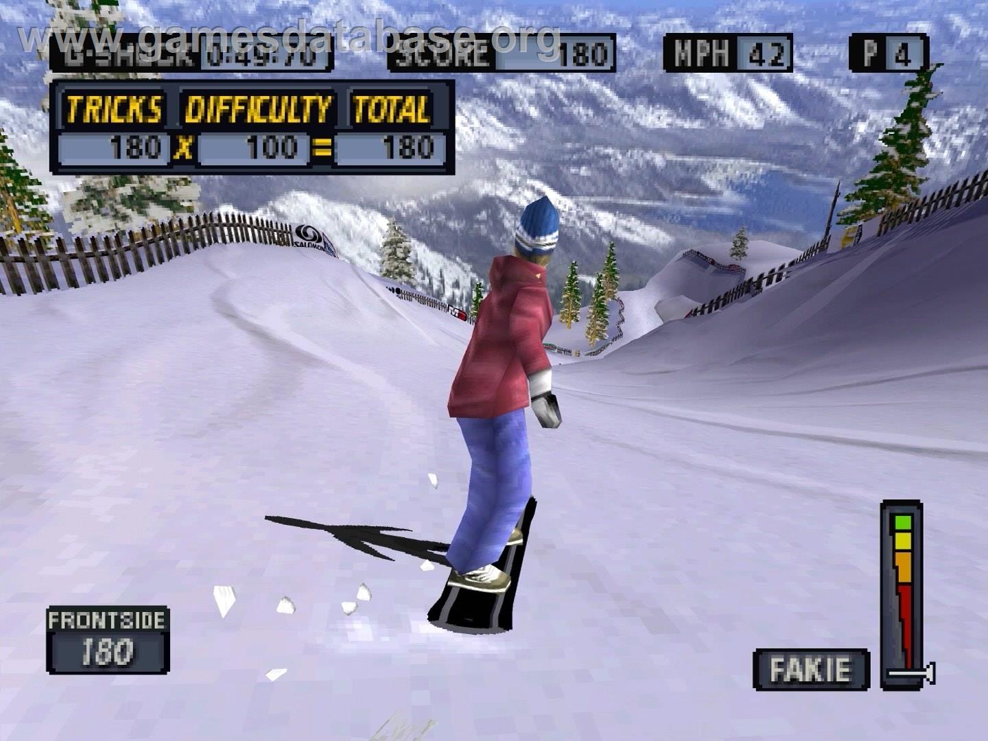 Cool Boarders 4 - Sony Playstation - Artwork - In Game