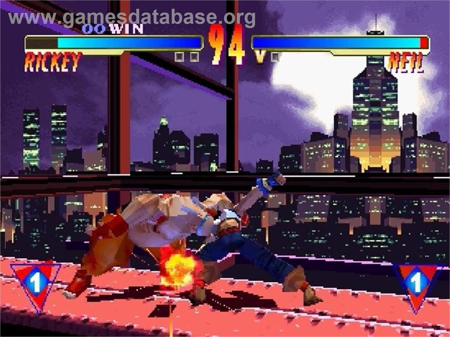Critical Blow - Sony Playstation - Artwork - In Game