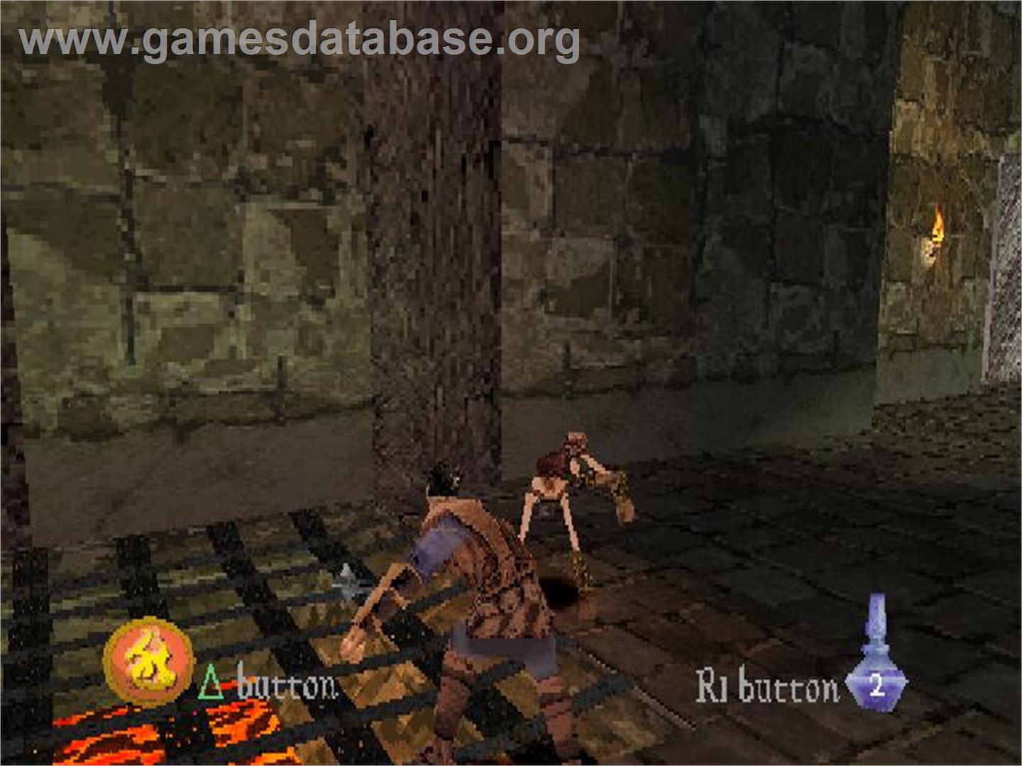 Crusaders Of Might And Magic - Sony Playstation - Artwork - In Game