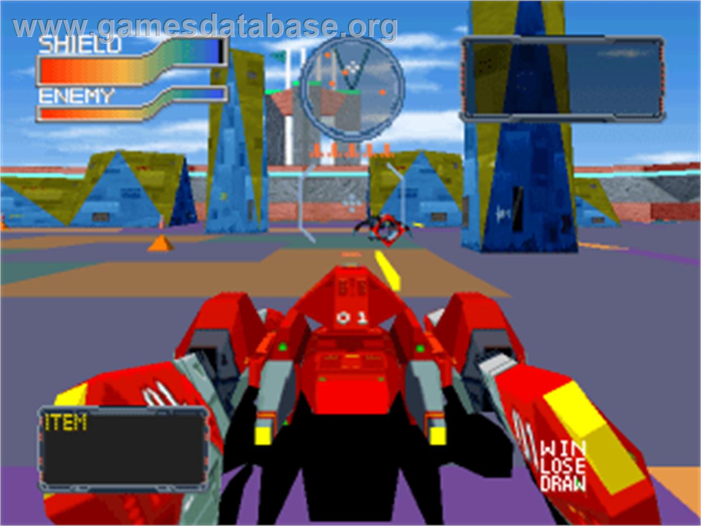 Cyber Sled - Sony Playstation - Artwork - In Game