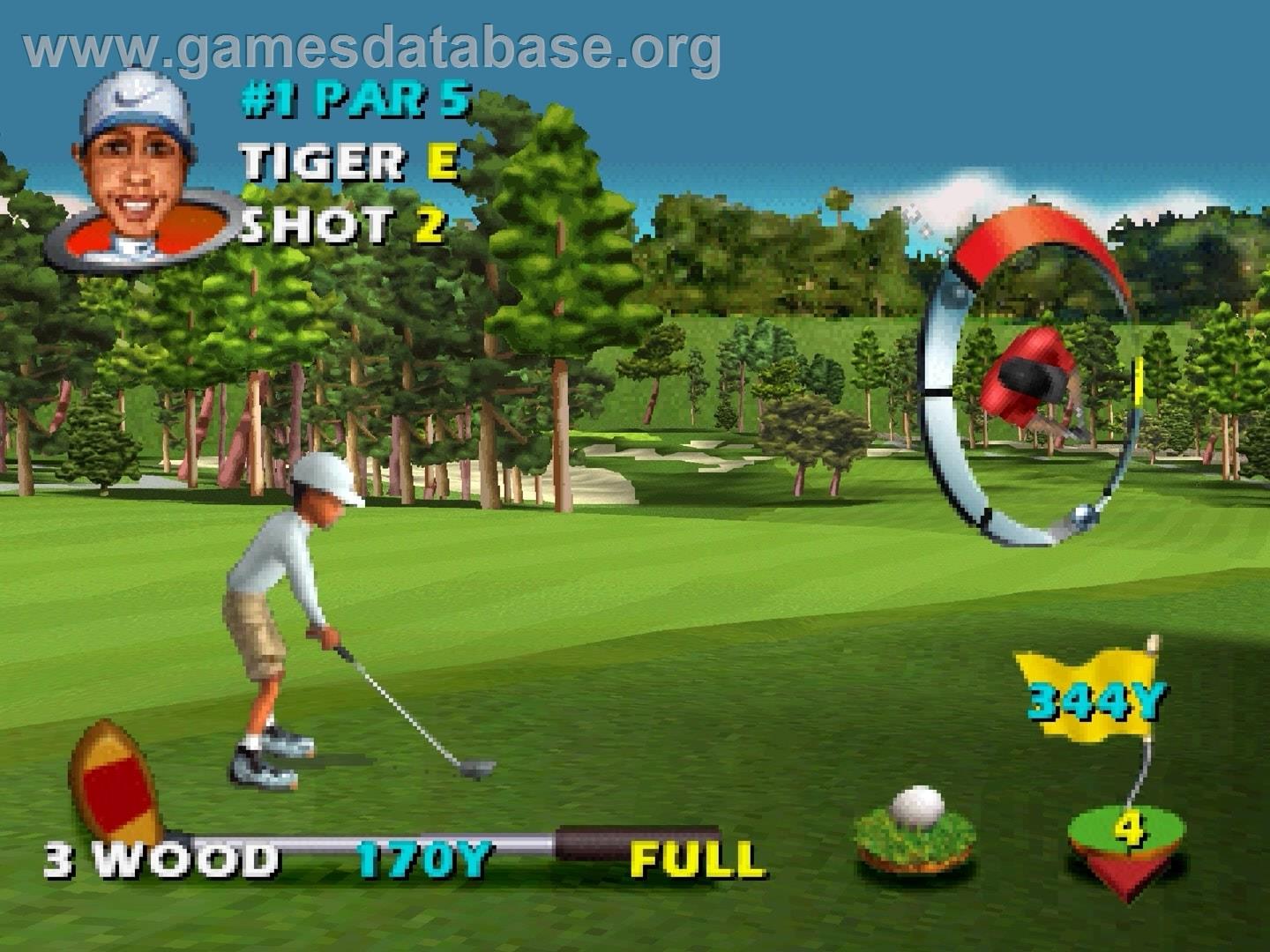 Cyber Tiger - Sony Playstation - Artwork - In Game