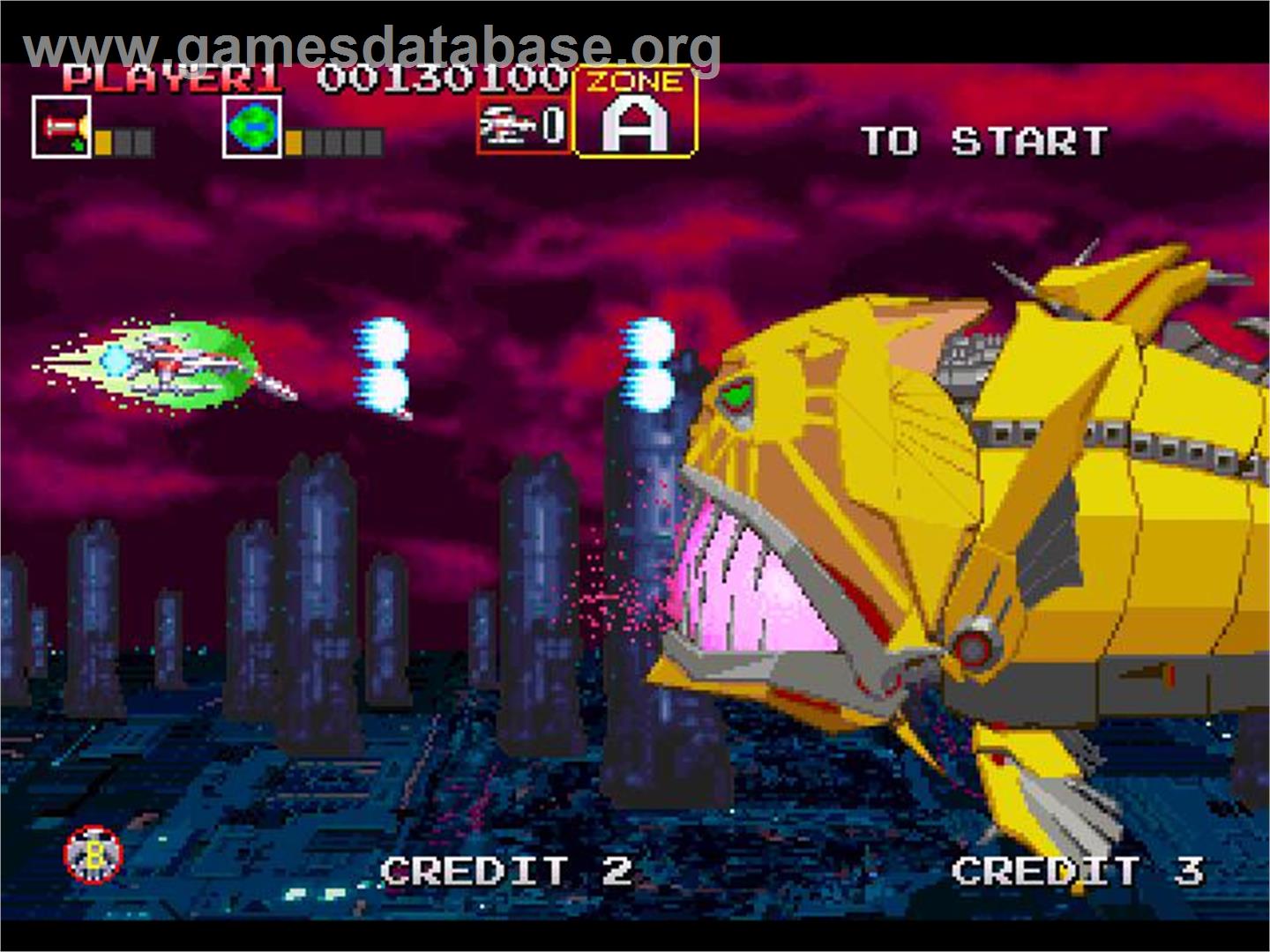 Darius Gaiden - Sony Playstation - Artwork - In Game