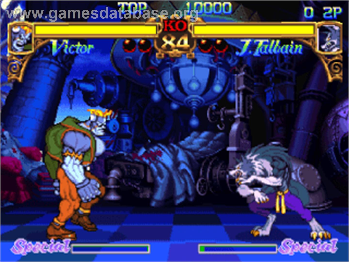 Darkstalkers: The Night Warriors - Sony Playstation - Artwork - In Game