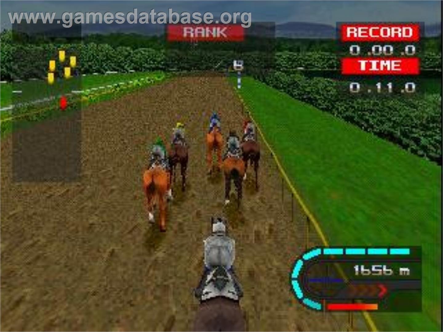 Derby Jockey 2001 - Sony Playstation - Artwork - In Game