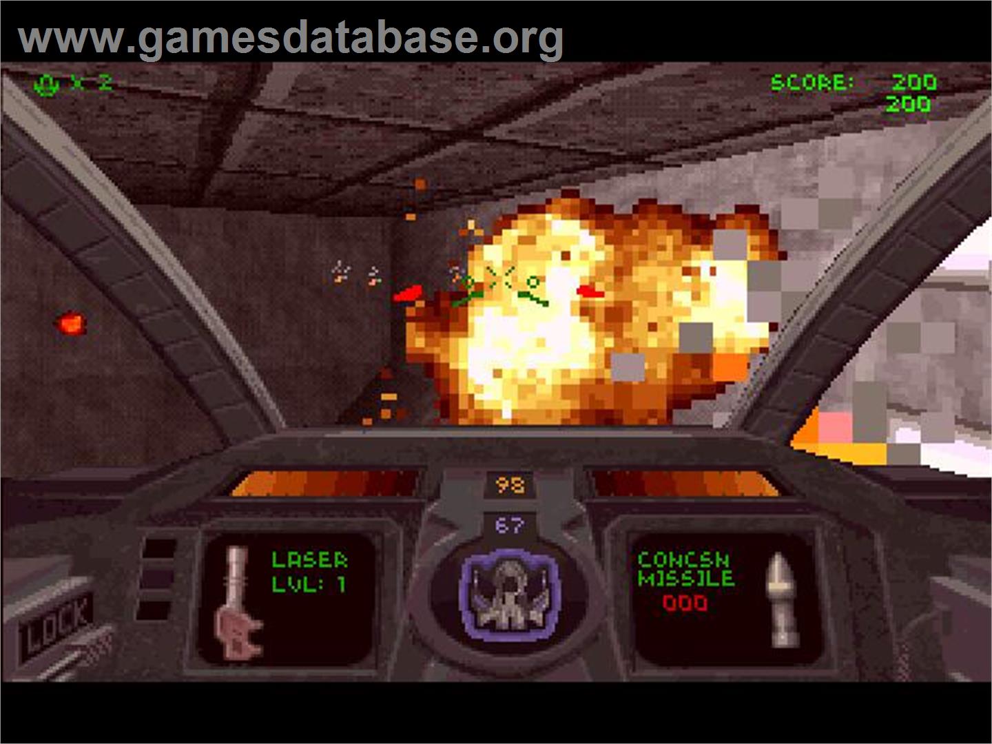 Descent - Sony Playstation - Artwork - In Game