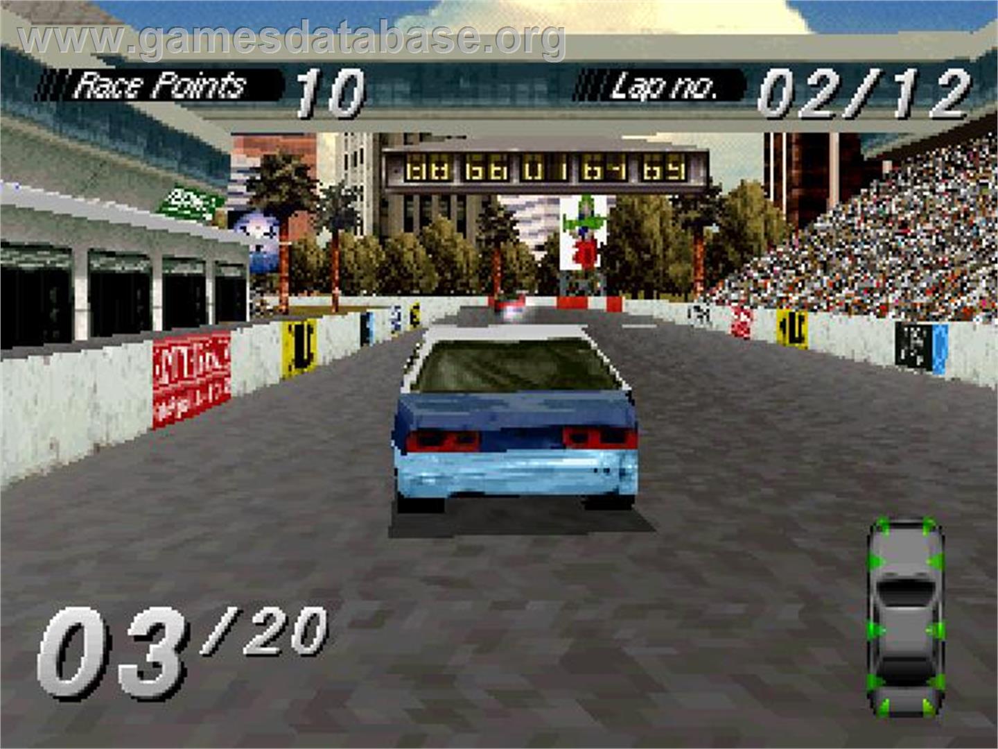 Destruction Derby - Sony Playstation - Artwork - In Game
