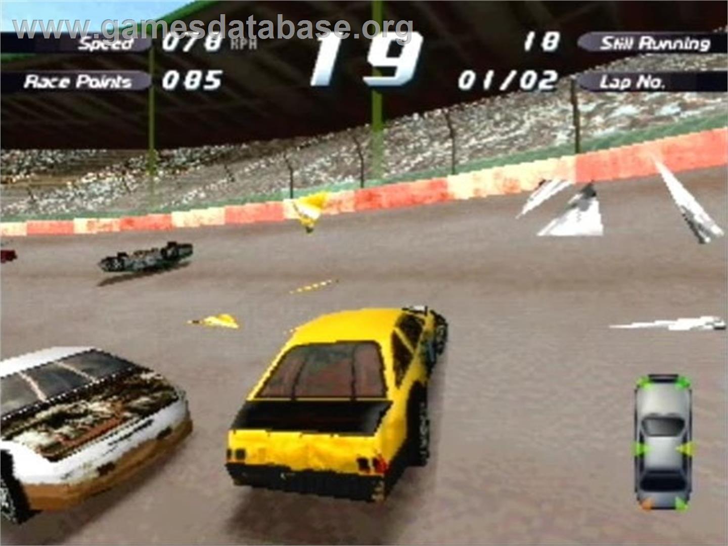 Destruction Derby 2 - Sony Playstation - Artwork - In Game