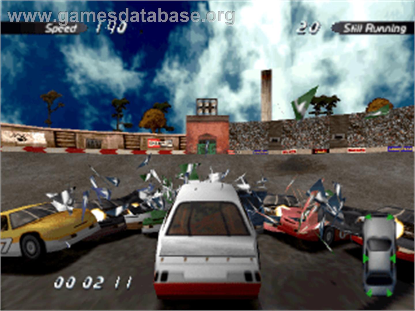 Destruction Derby 2 - Sony Playstation - Artwork - In Game