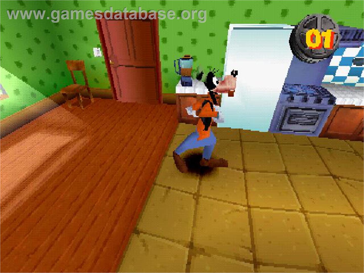 Disney's Goofy's Fun House - Sony Playstation - Artwork - In Game