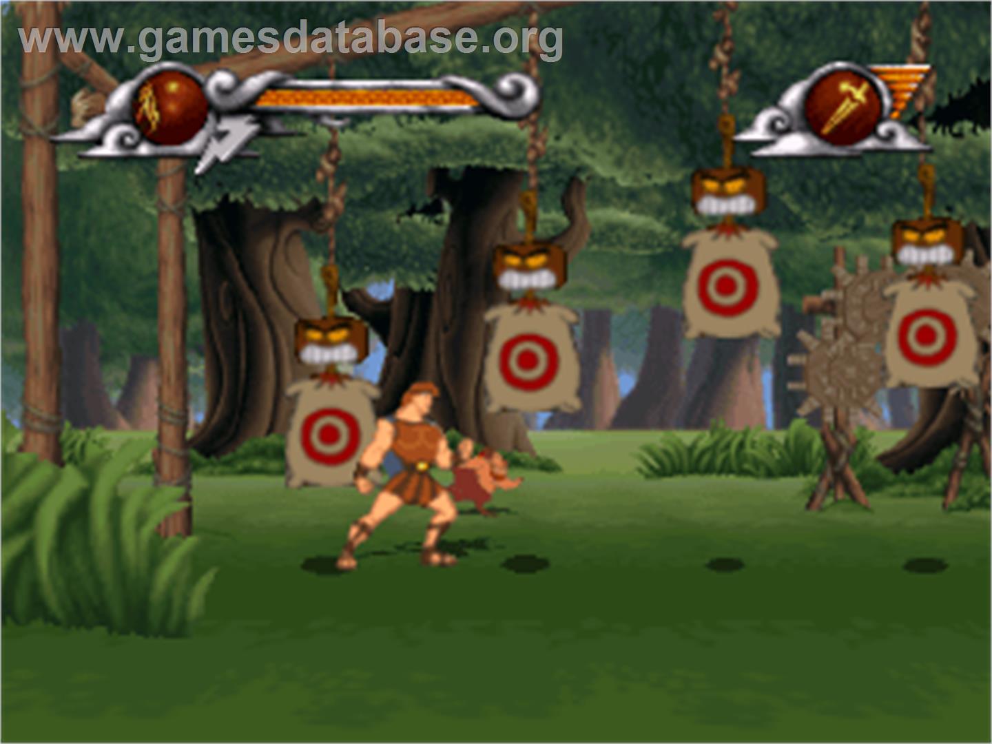 Disney's Hercules - Sony Playstation - Artwork - In Game