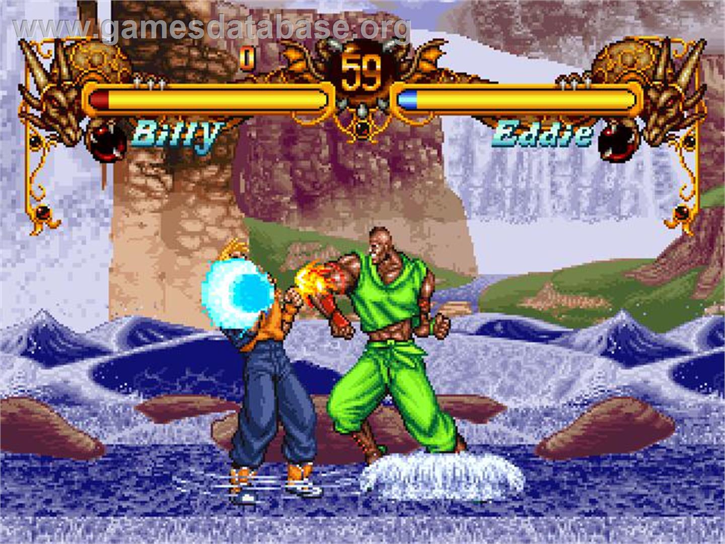 Double Dragon - Sony Playstation - Artwork - In Game
