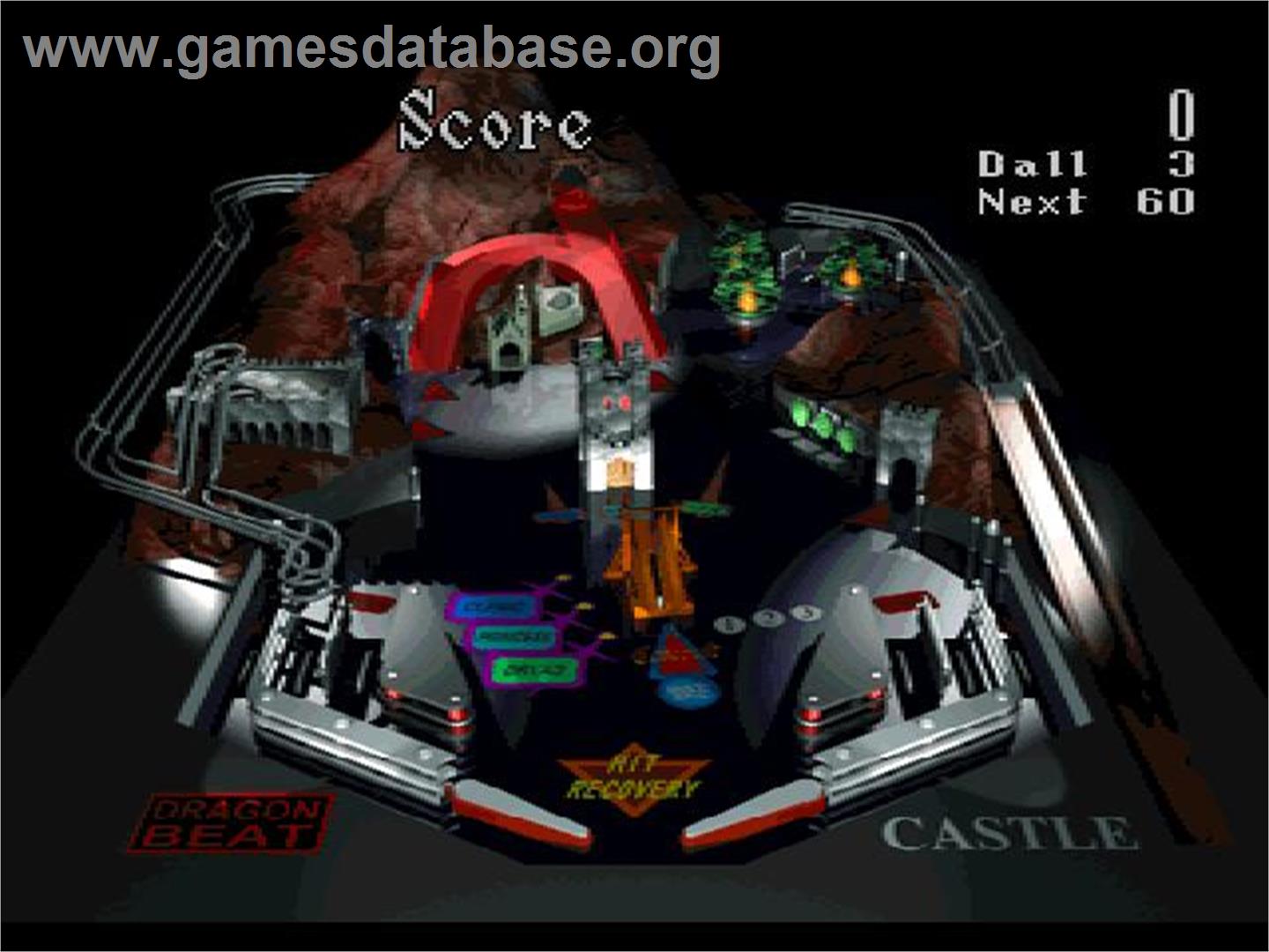 Dragon Beat - Legend Of Pinball - Sony Playstation - Artwork - In Game
