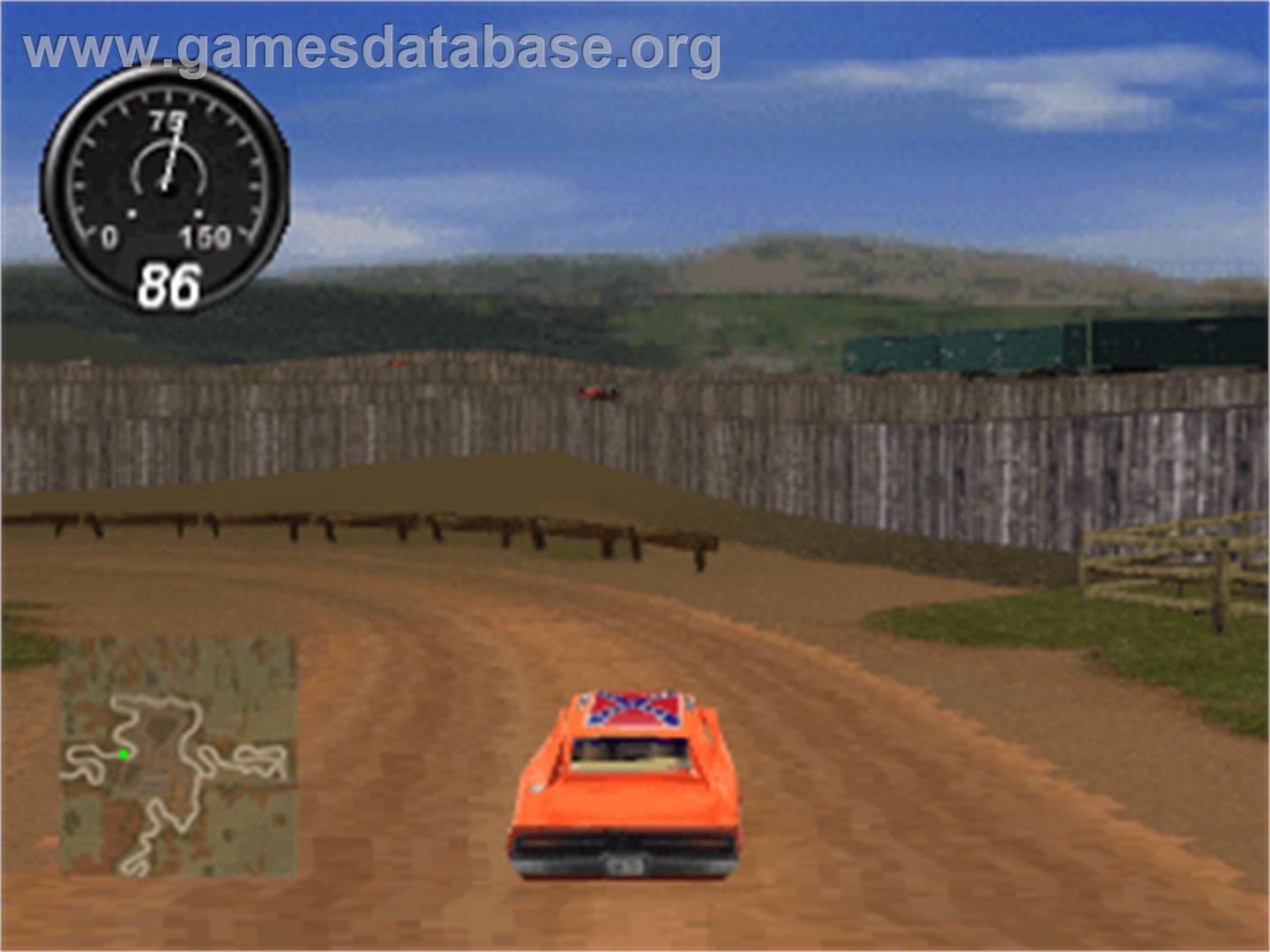 Dukes of Hazzard II: Daisy Dukes It Out - Sony Playstation - Artwork - In Game