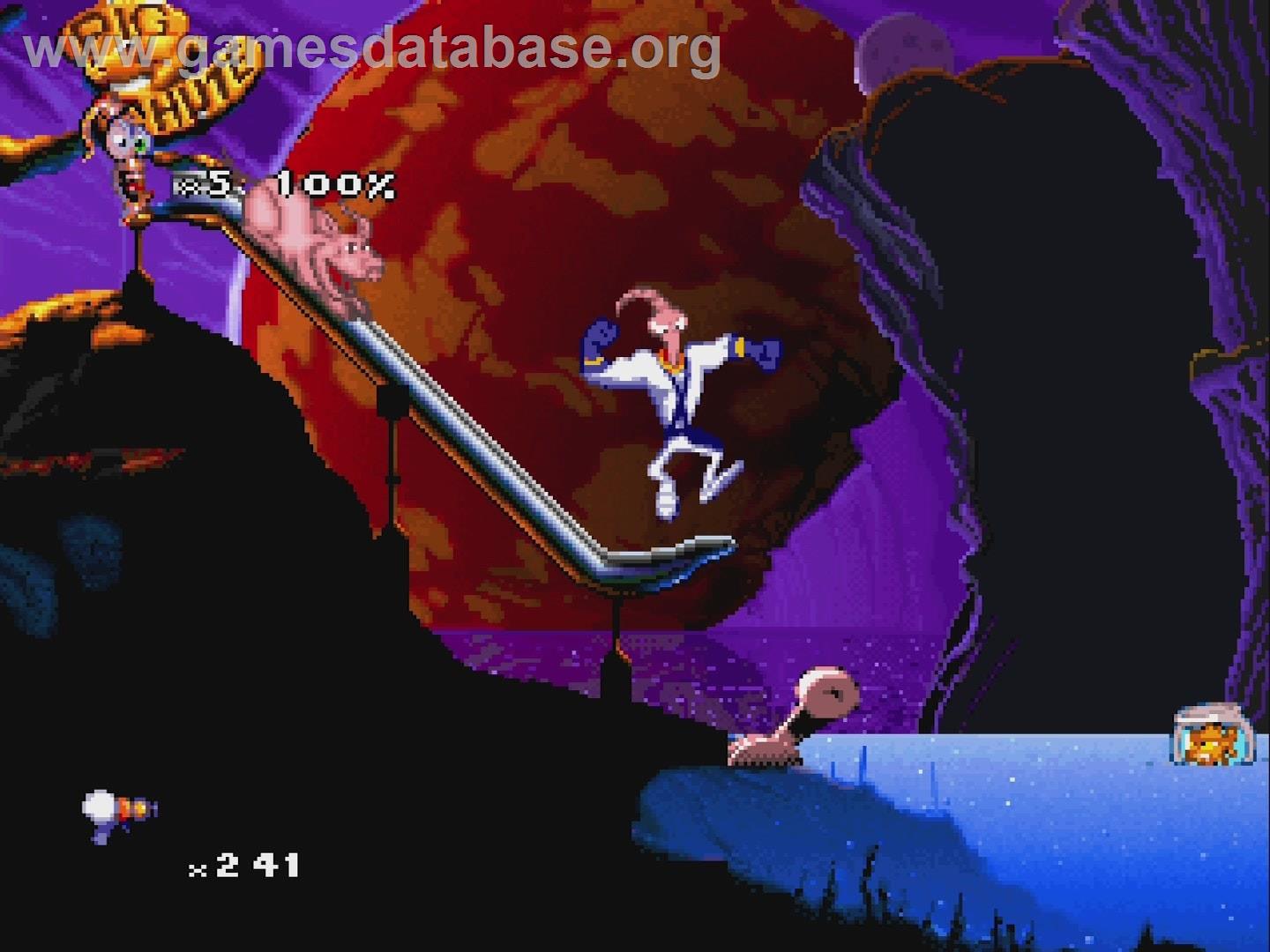 Earthworm Jim 2 - Sony Playstation - Artwork - In Game