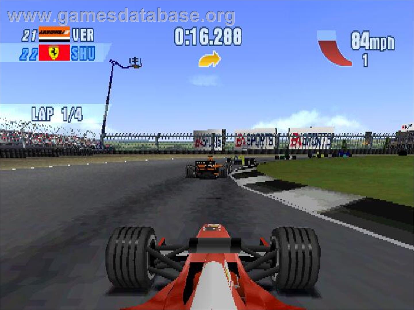 F1 Championship Season 2000 - Sony Playstation - Artwork - In Game