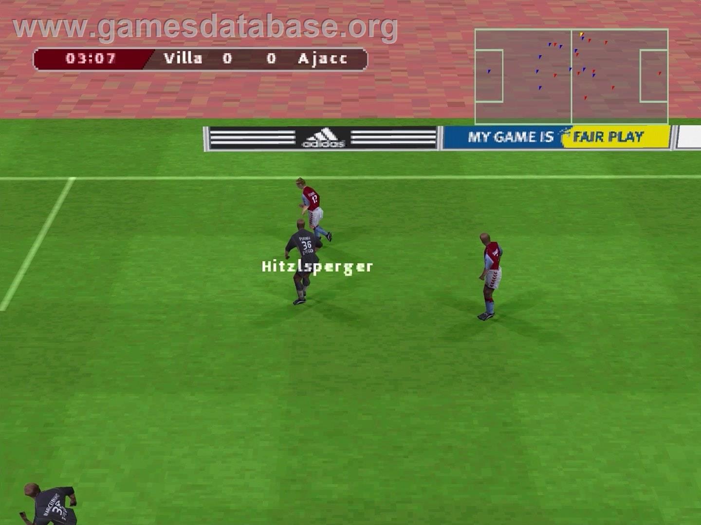 FIFA Football 2005 - Sony Playstation - Artwork - In Game