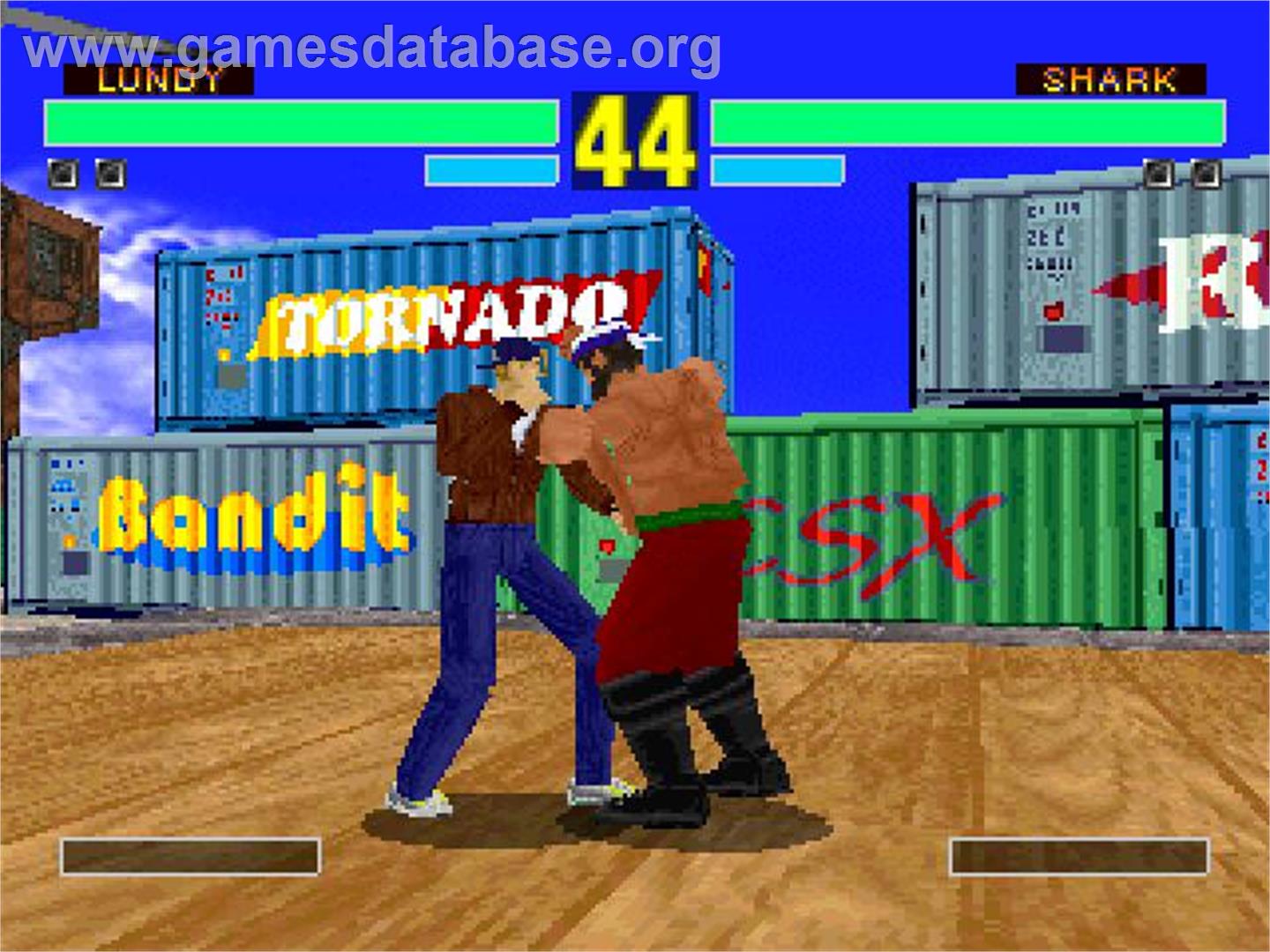 Fighting Eyes - Sony Playstation - Artwork - In Game
