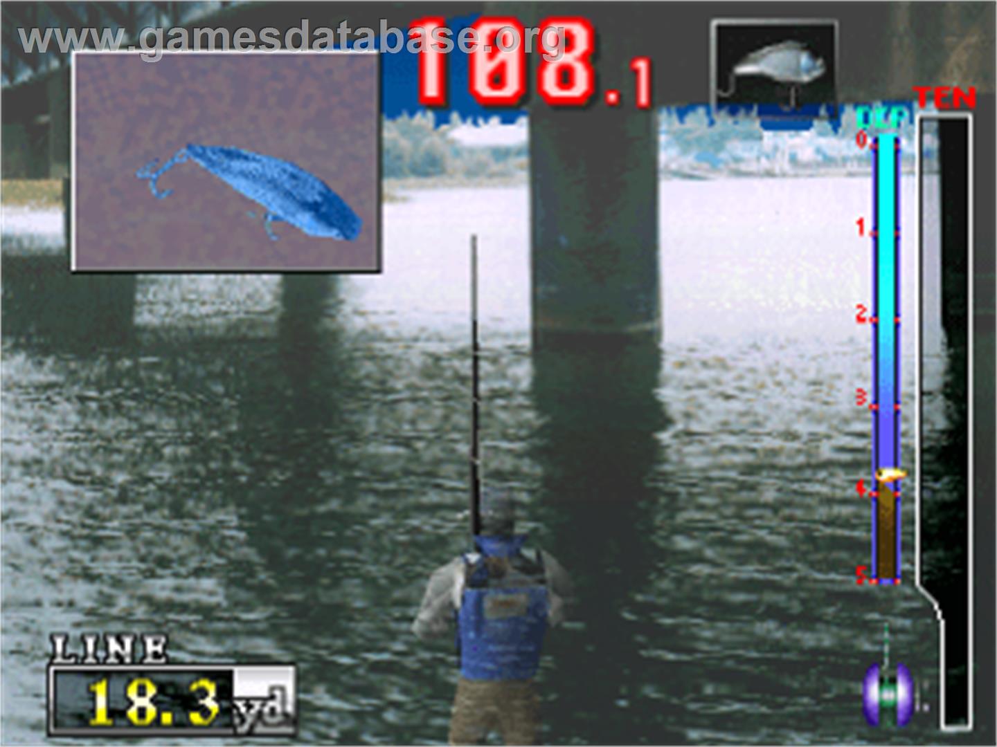 Fisherman's Bait: A Bass Challenge - Sony Playstation - Artwork - In Game