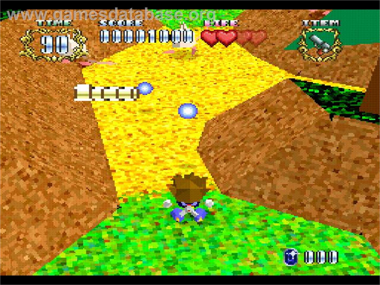 Floating Runner - Quest For The 7 Crystals - Sony Playstation - Artwork - In Game