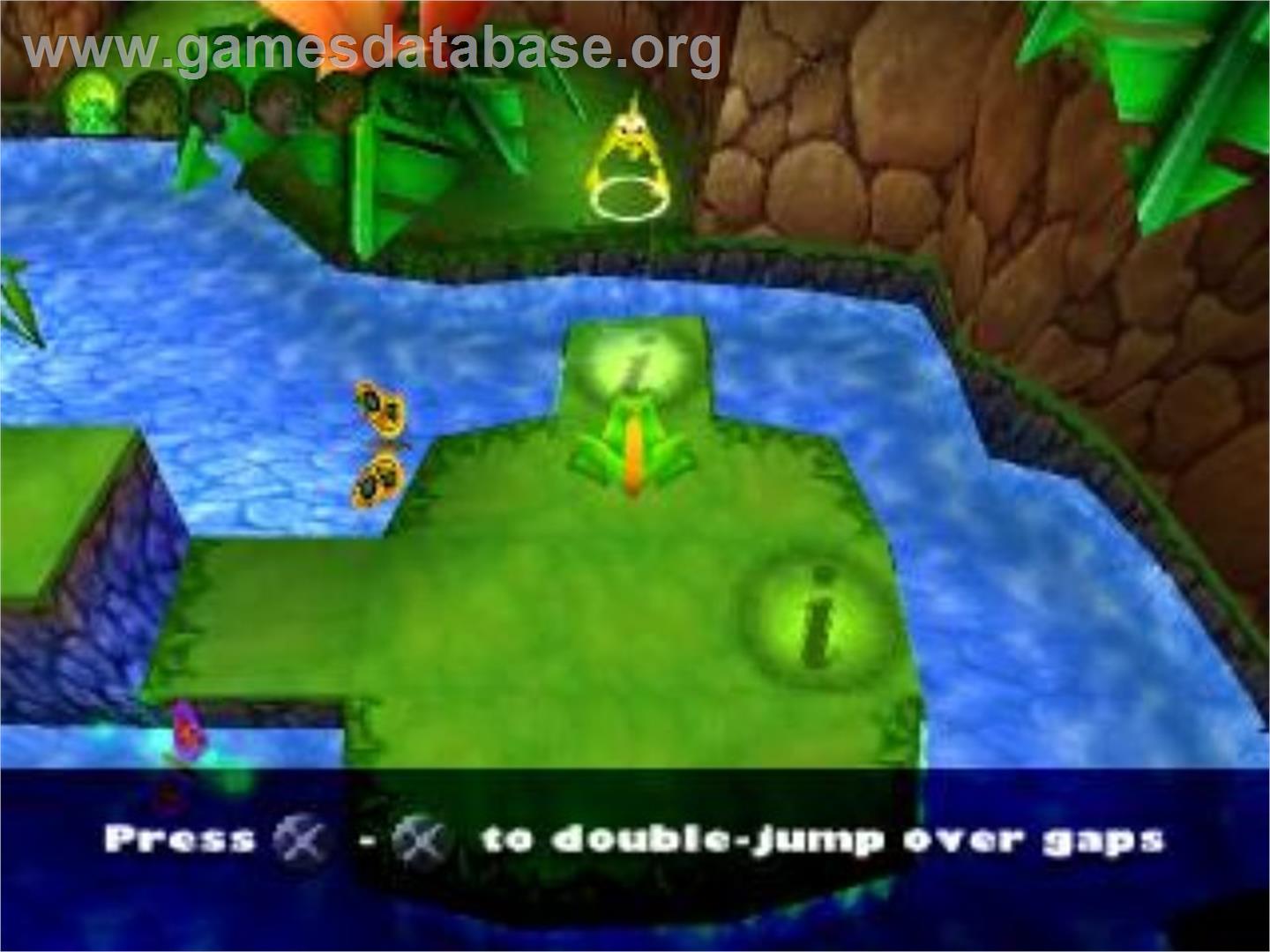 Frogger 2 - Swampy's Revenge - Sony Playstation - Artwork - In Game