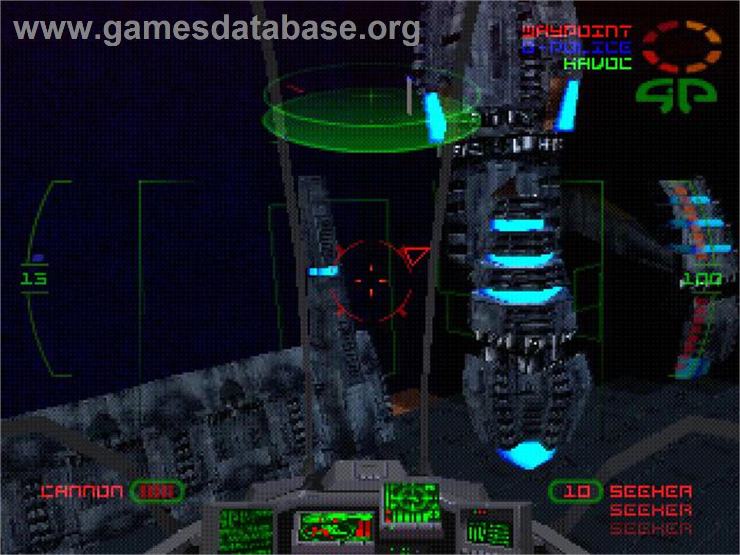 G-police - Weapons Of Justice - Sony Playstation - Artwork - In Game