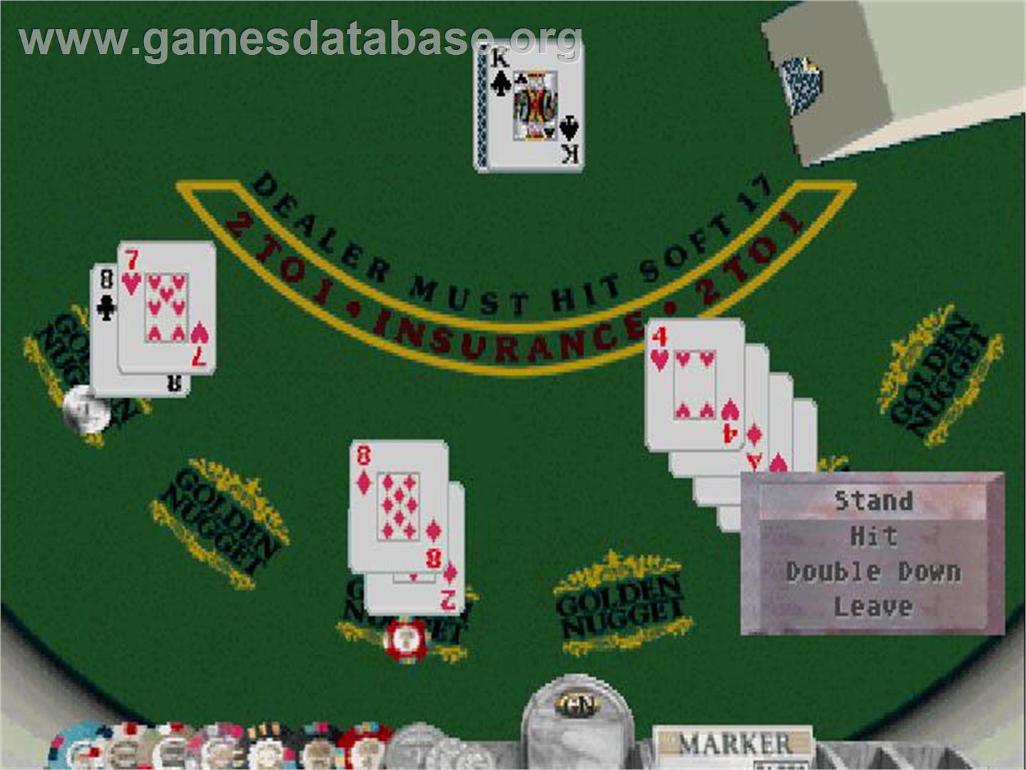 Golden Nugget - Sony Playstation - Artwork - In Game