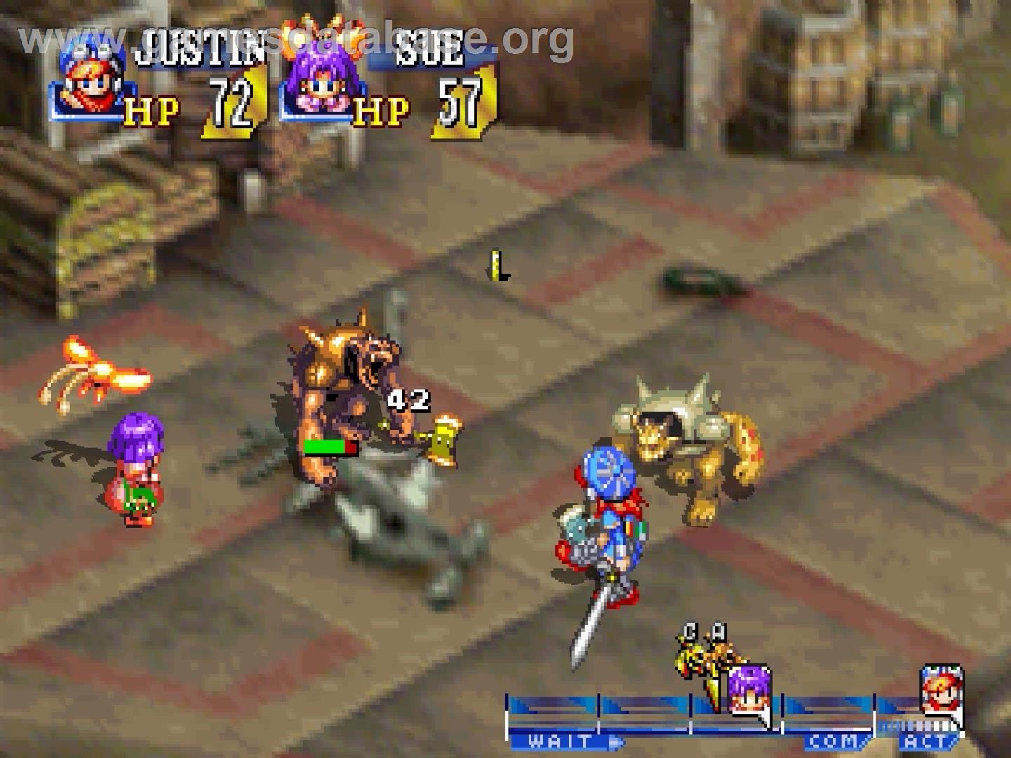 Grandia - Sony Playstation - Artwork - In Game