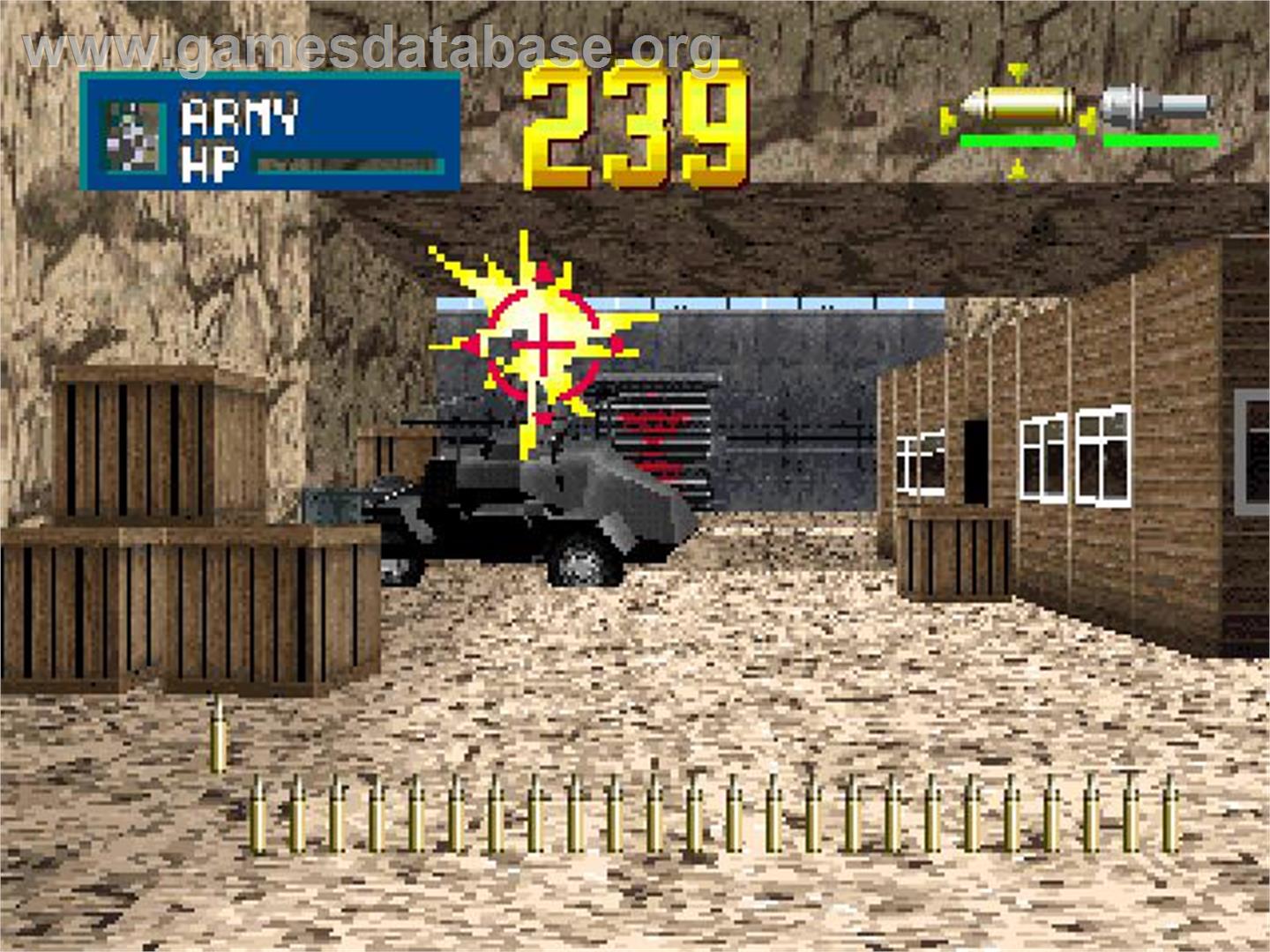 Guntu Western Front June, 1944 - Sony Playstation - Artwork - In Game