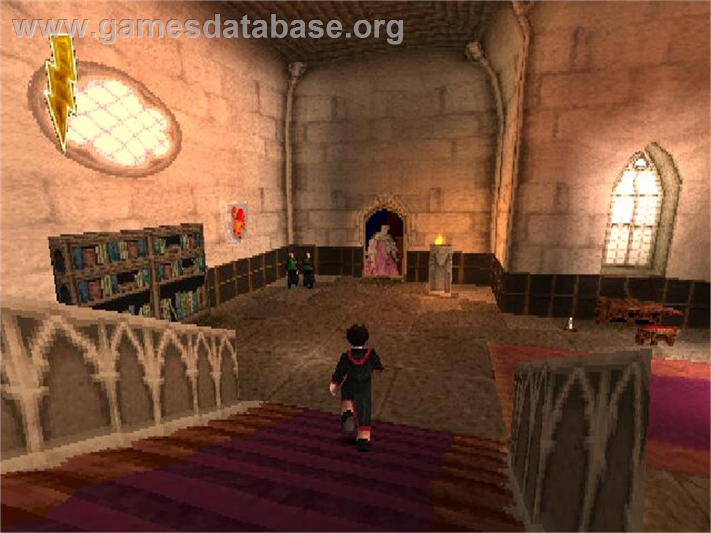 Harry Potter And The Sorcerer's Stone - Sony Playstation - Artwork - In Game