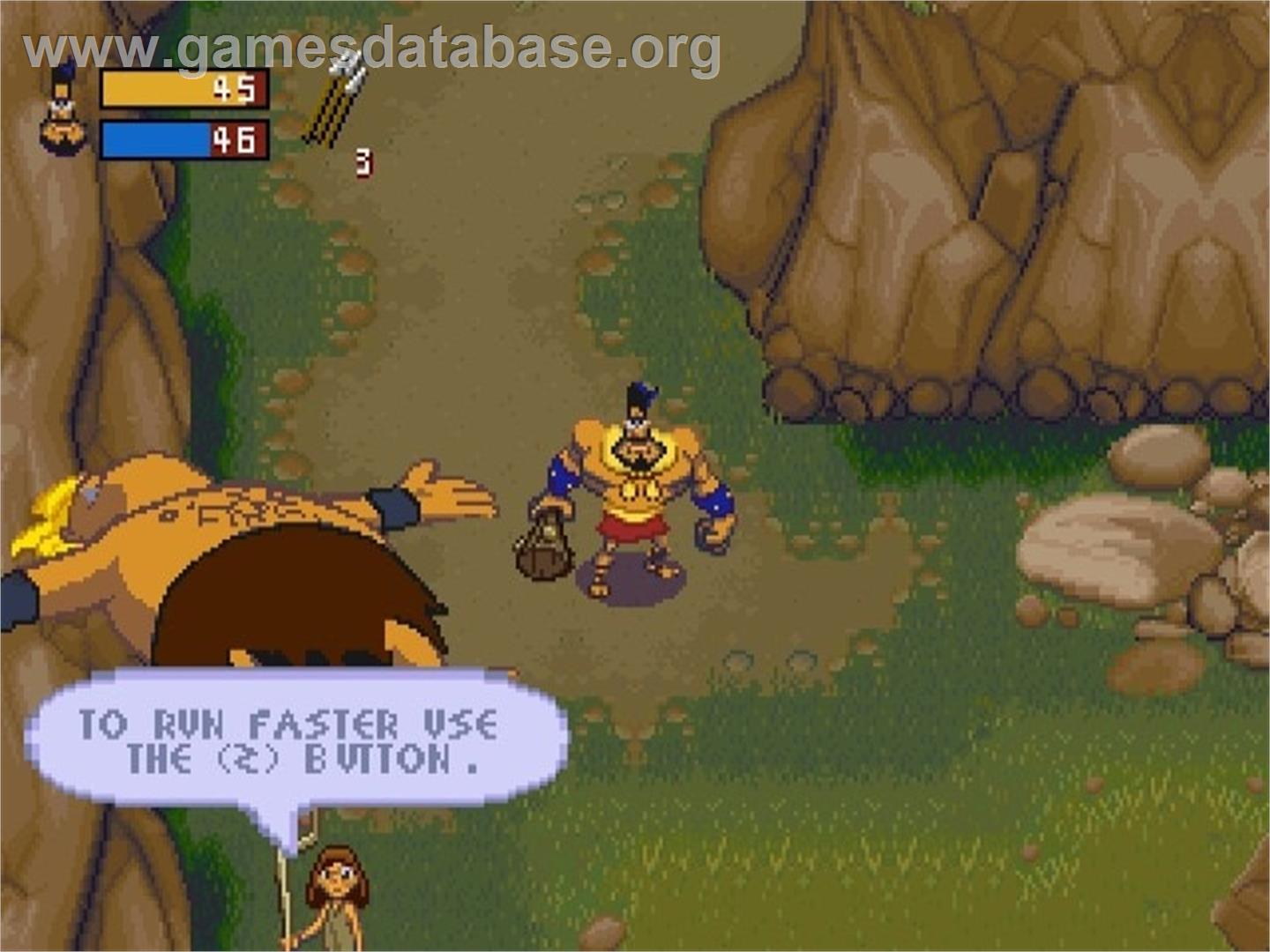 Herc's Adventures - Sony Playstation - Artwork - In Game