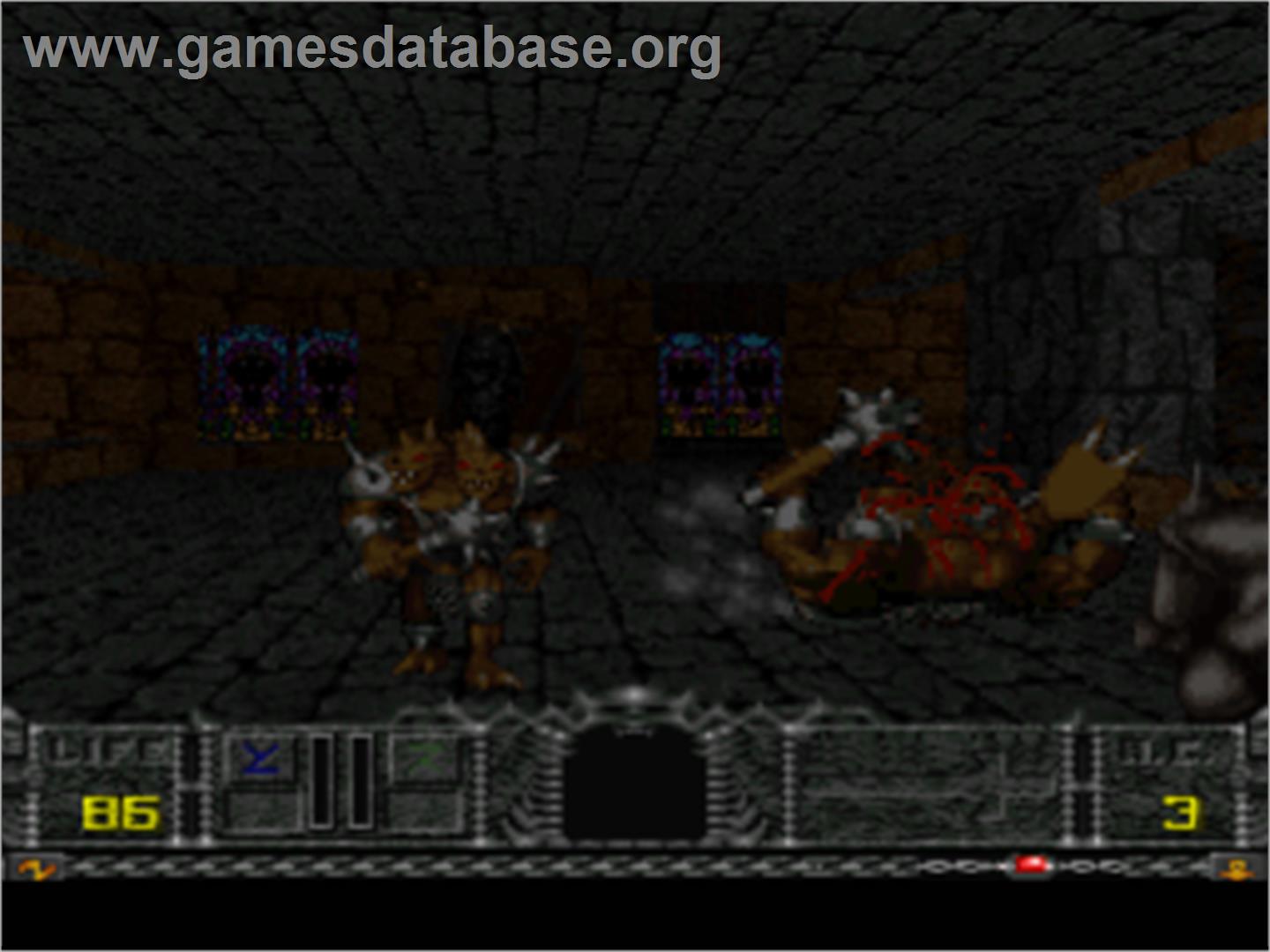 Hexen: Beyond Heretic - Sony Playstation - Artwork - In Game