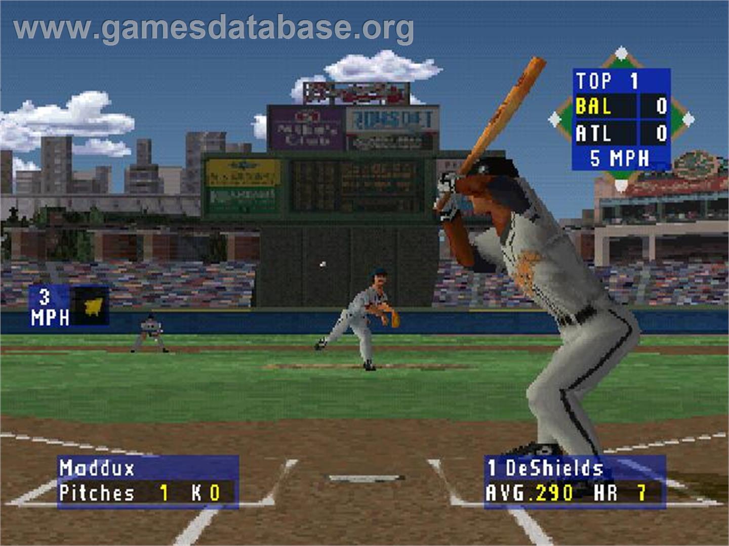 High Heat Baseball 2000 - Sony Playstation - Artwork - In Game