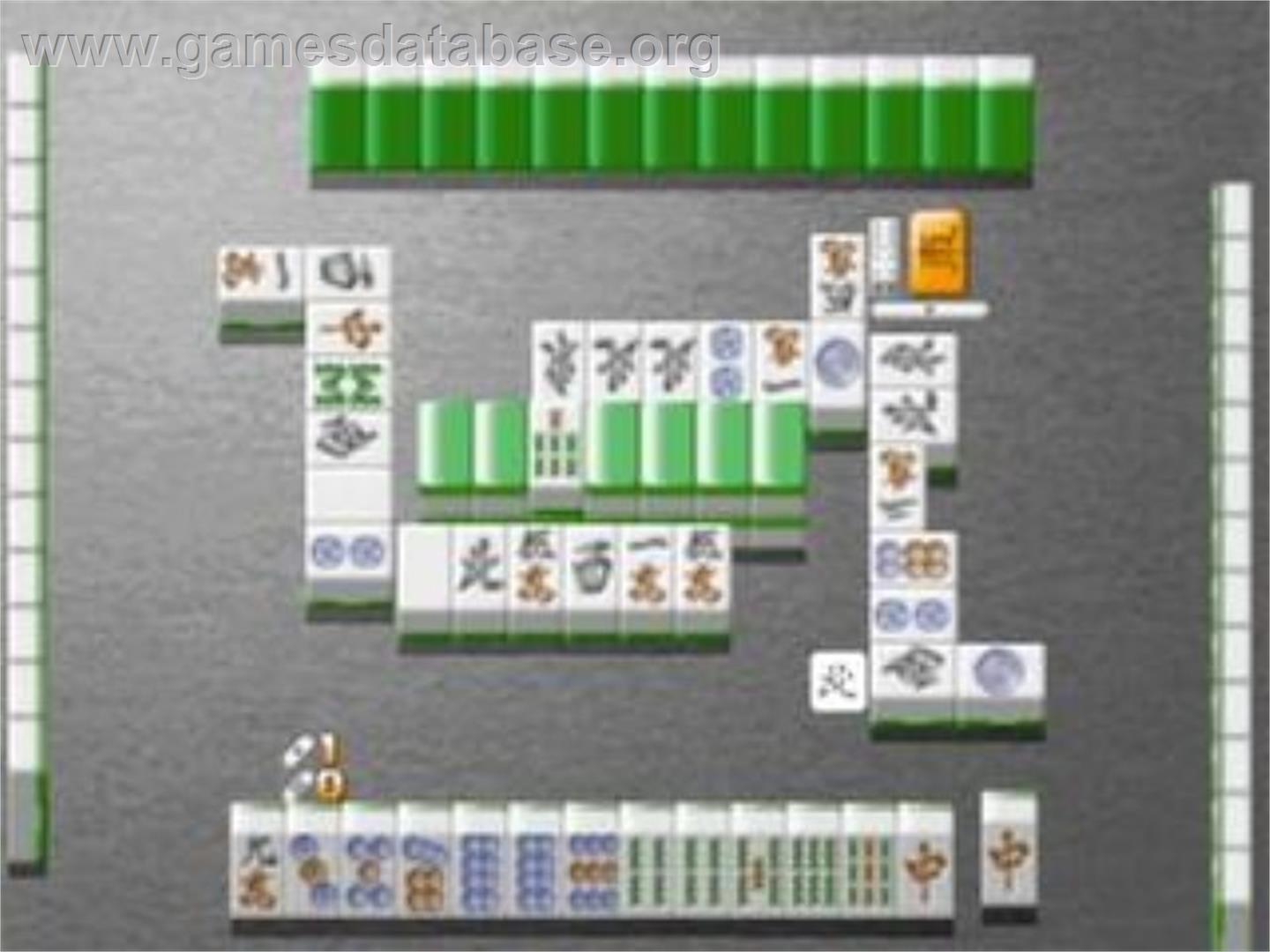 Honkaku Yonin Uchi Pro Mahjong - Mahjong Ou - Sony Playstation - Artwork - In Game